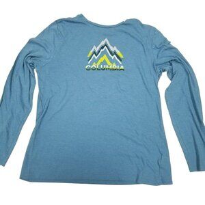 Columbia Sportswear Blue Long‎ Sleeve Shirt M